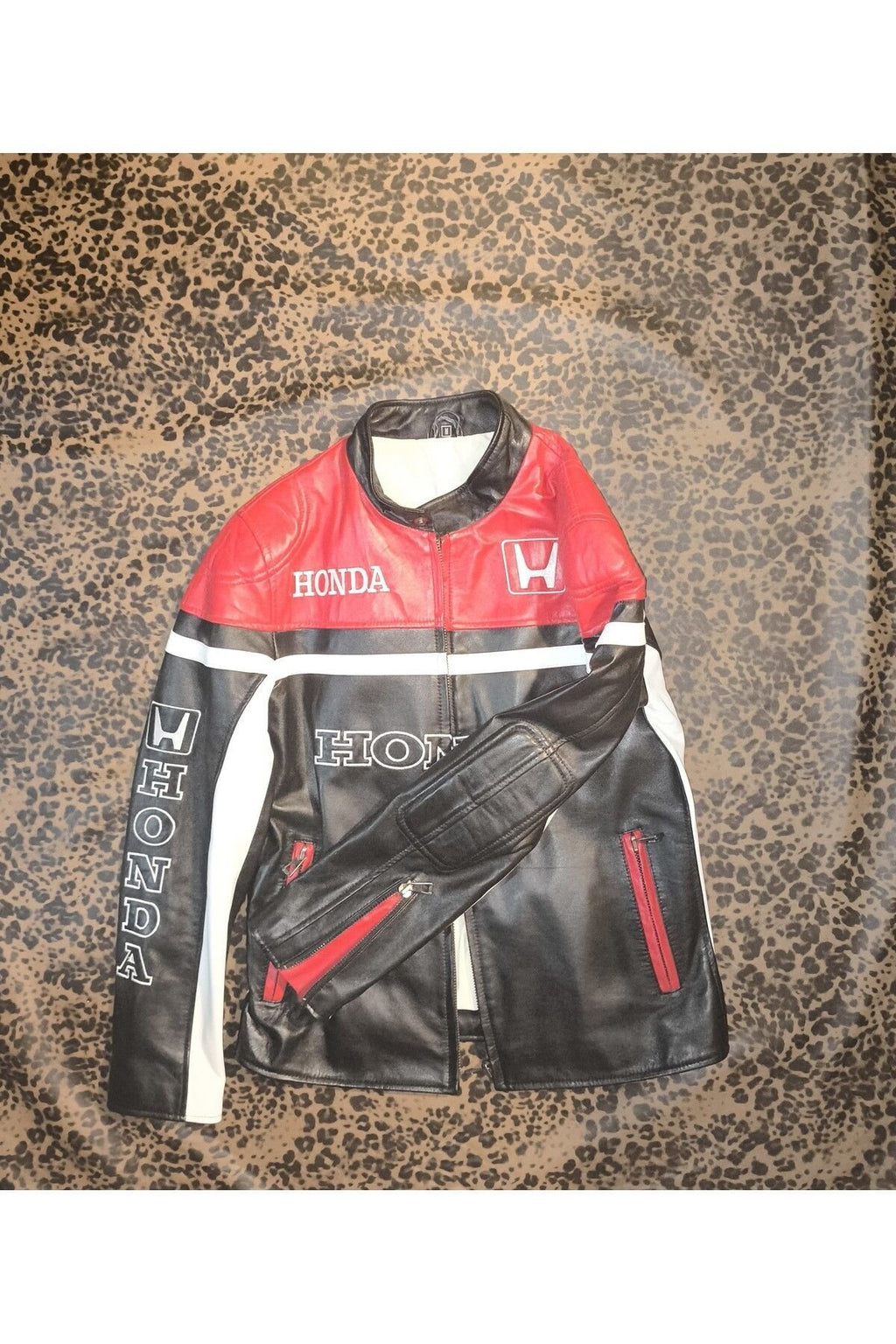 Hakiki deri Erkek spor ceket regular-fit