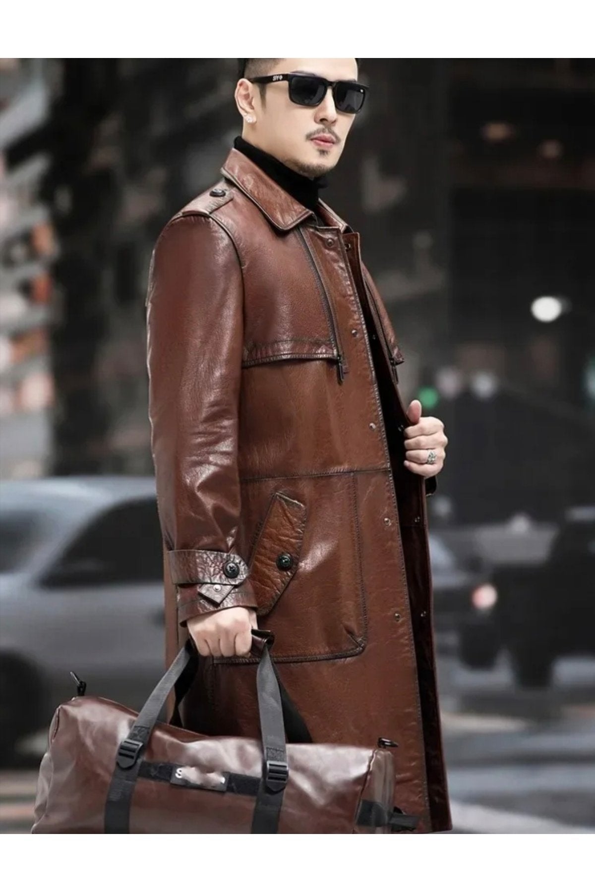 Pardesü Hakiki Koyun Derisi Uzun Yırtmaçlı Erkek
