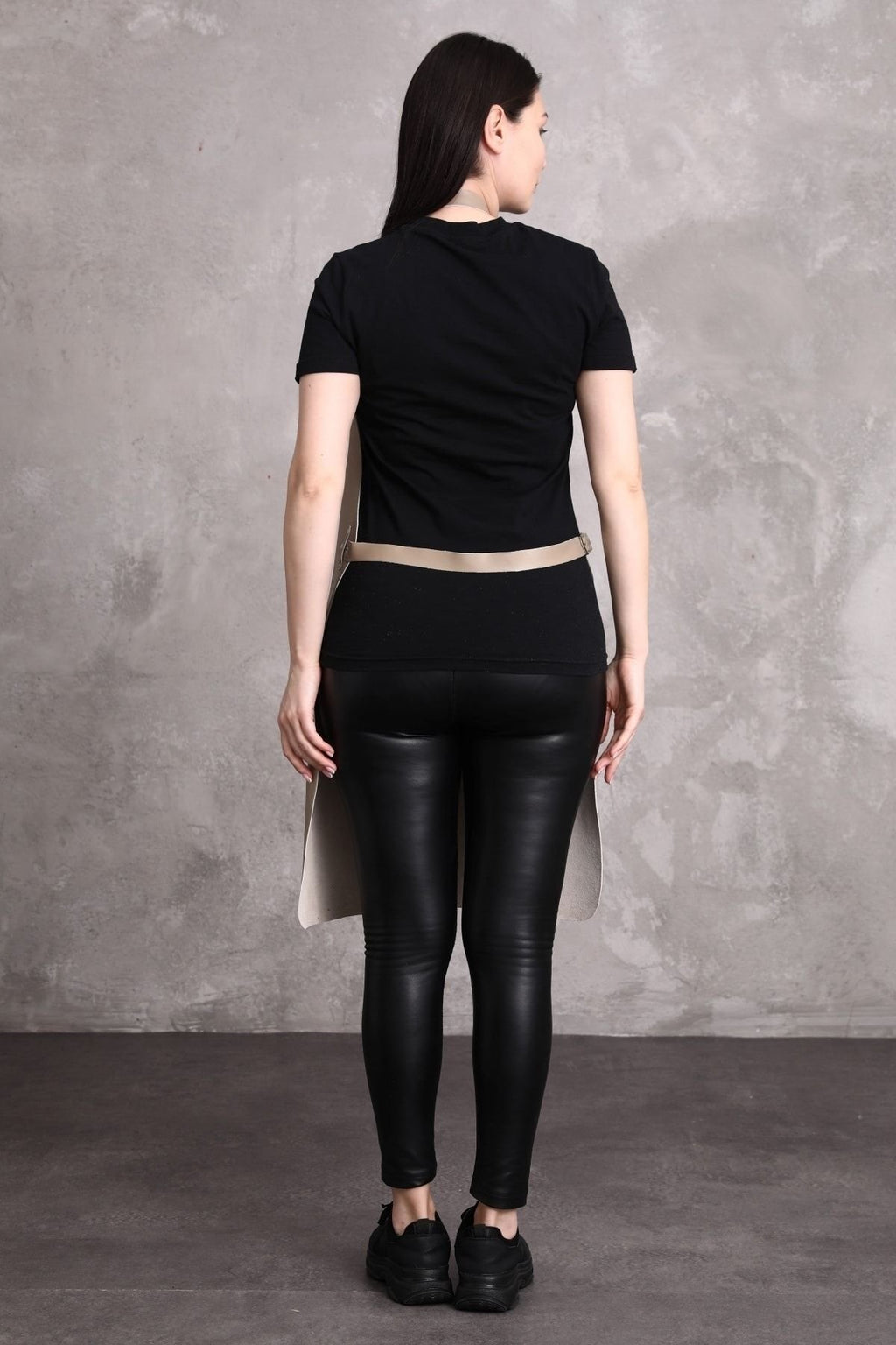 Dana Derisi Önlük Gri Renk