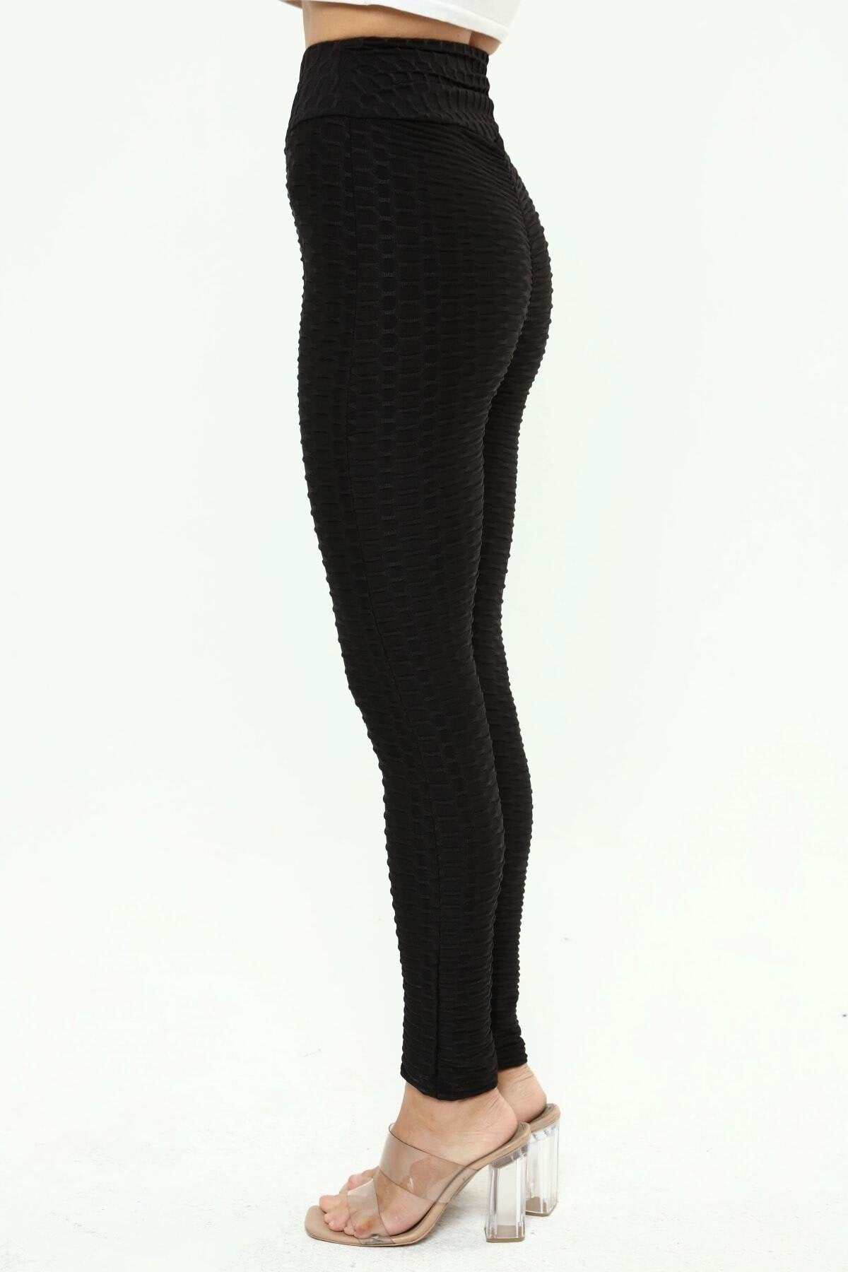 Brazil Tayt Arkası Büzgülü Siyah