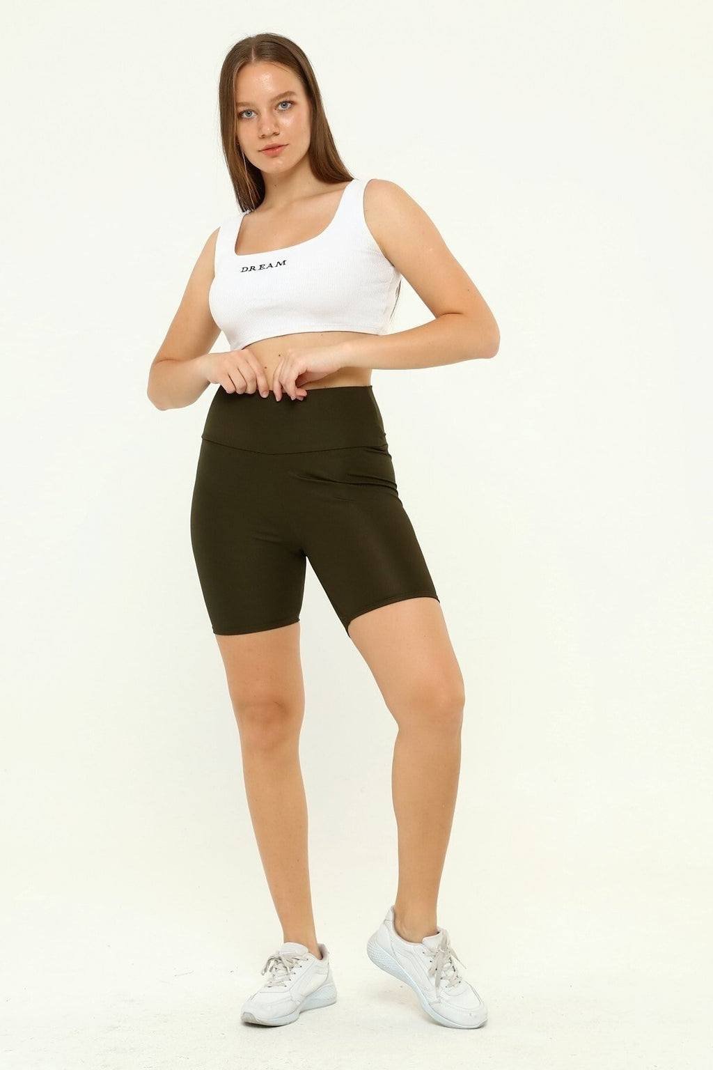 Şort Disko Haki Renk