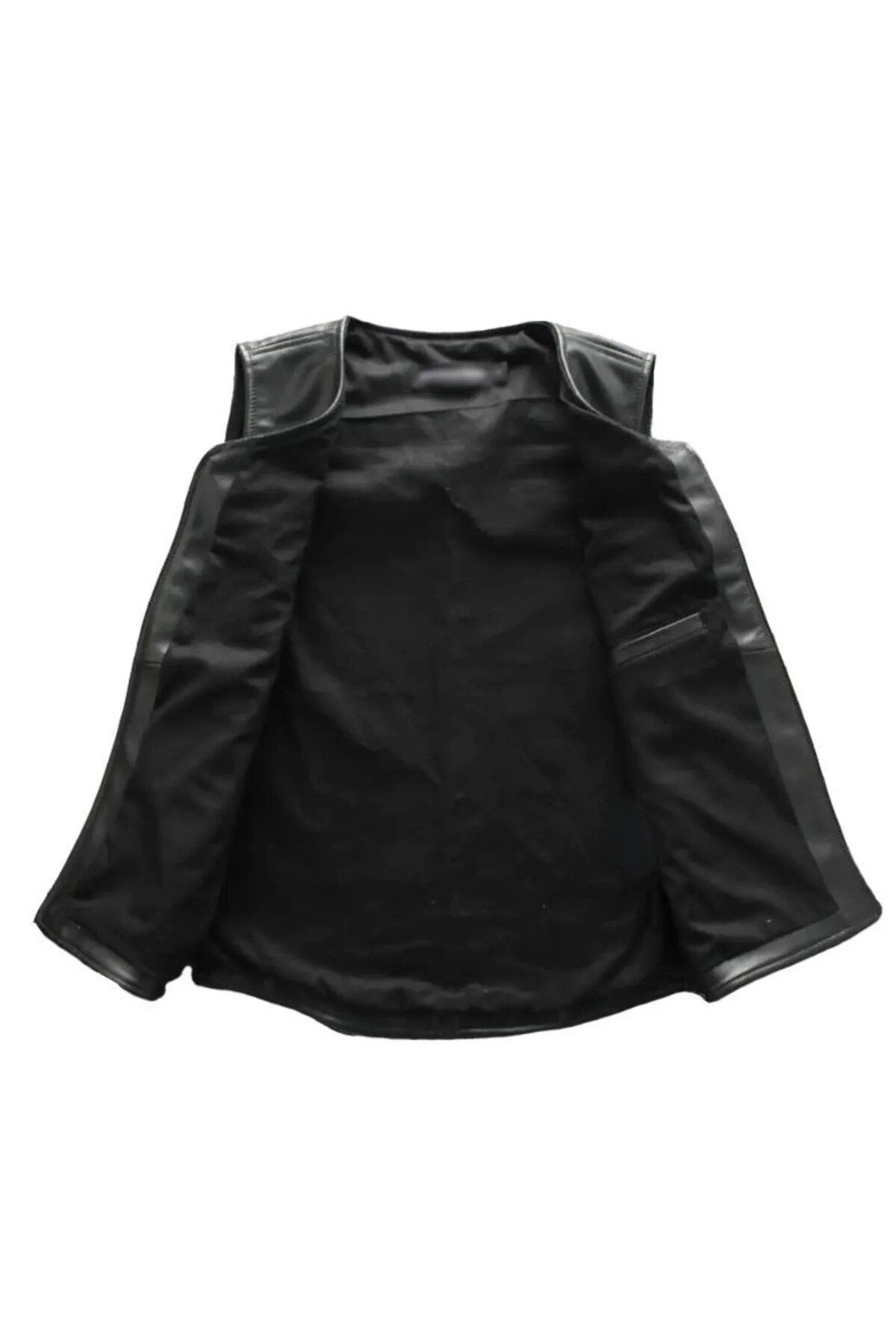 Prof Model Zik Hakiki Kuzu Derisi Dar Kesim Yelek