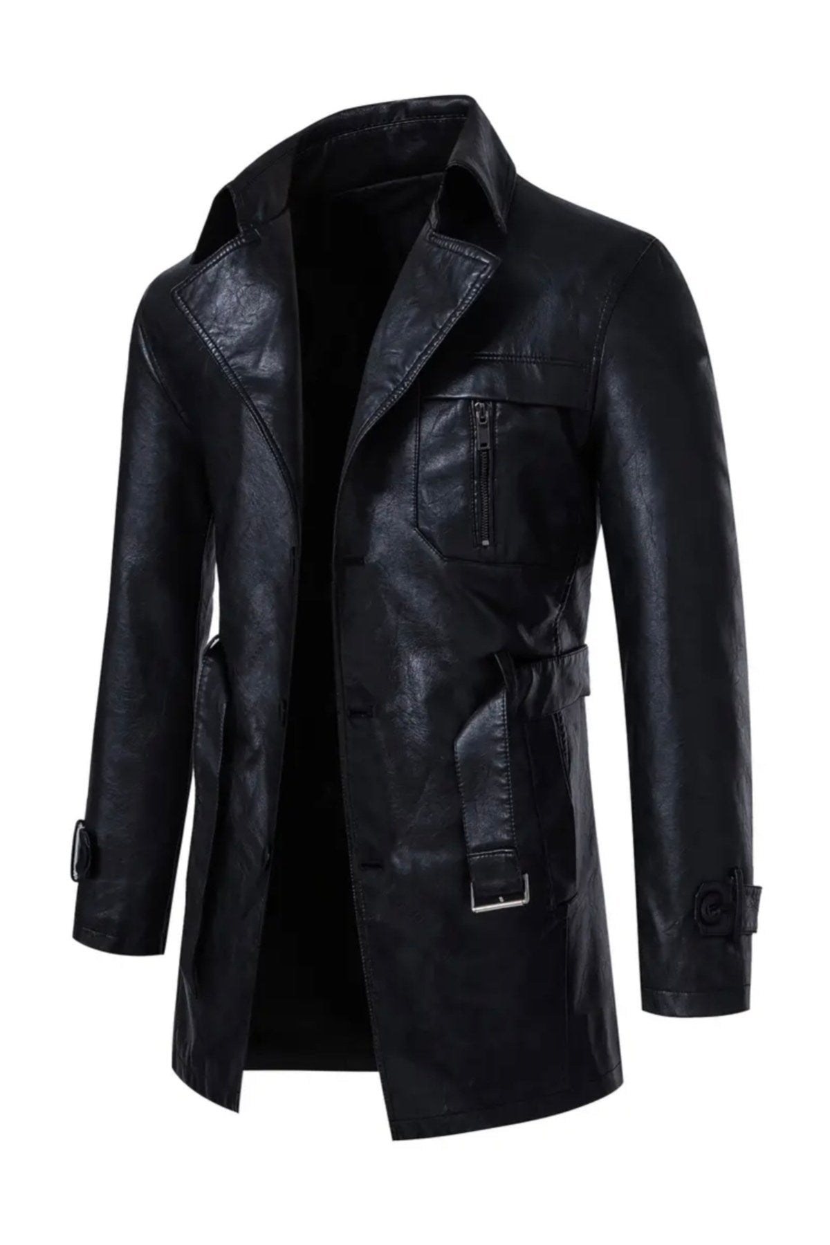 Hakiki Koyun Derisi Kemerli Orta Kalın Deri Kaban