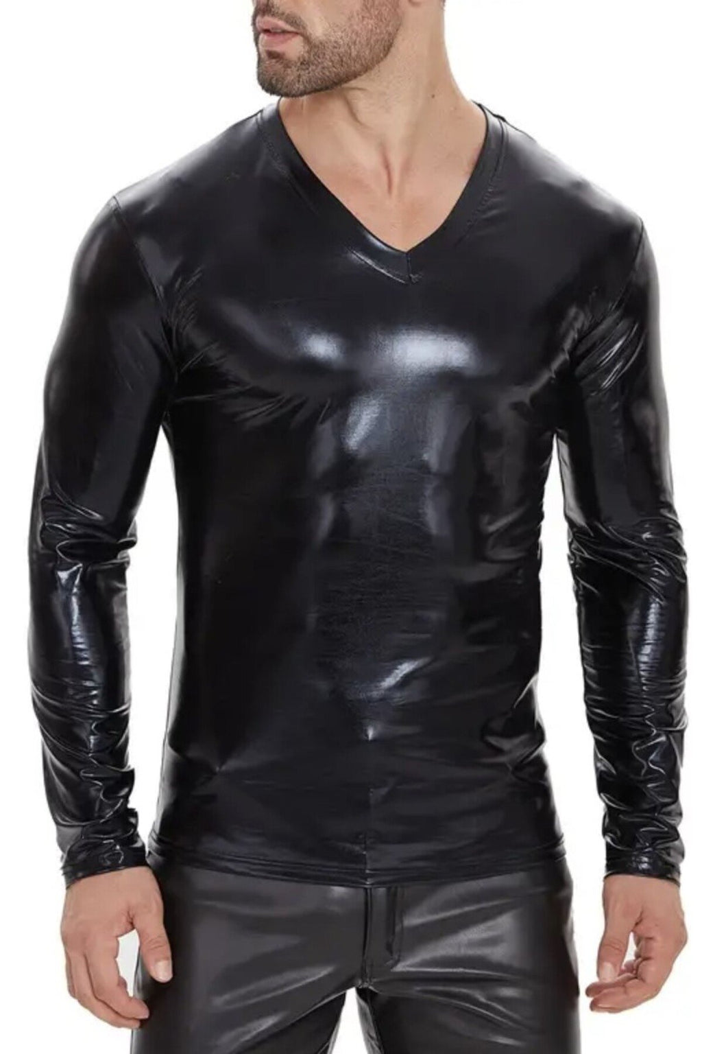 Rugan V Yaka Uzun Kollu Tişört