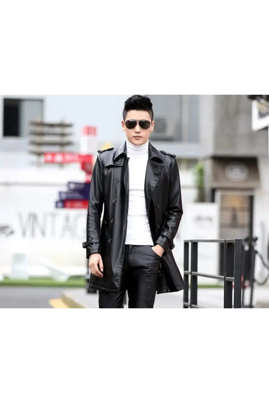 Hakiki Deri Uzun Mont Kaban Dar Kesim