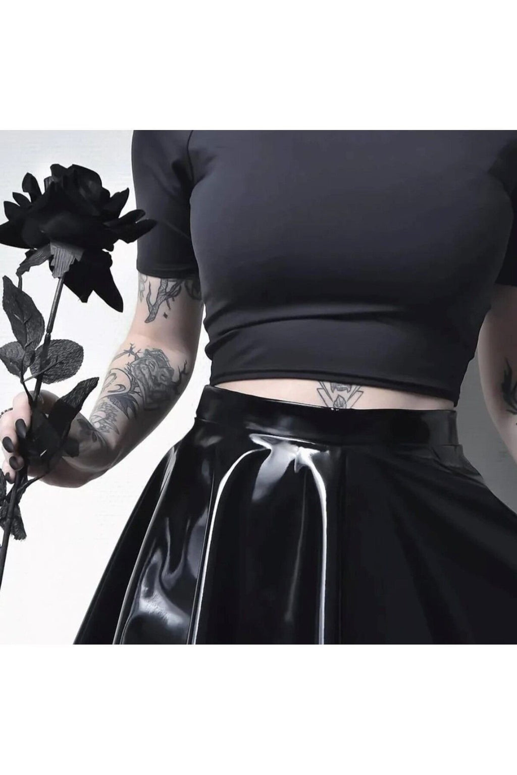 Rugan etek siyah renk