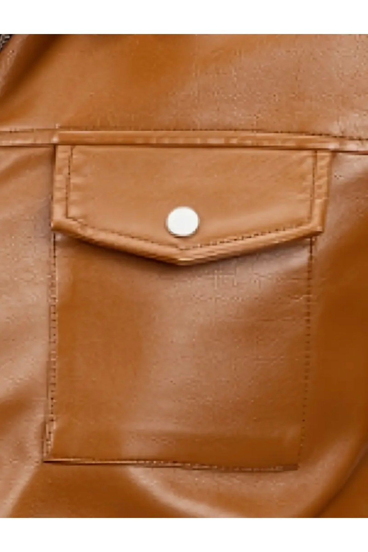 Hakiki Kuzu Derisi Taba Renk Erkek Spor Ceket