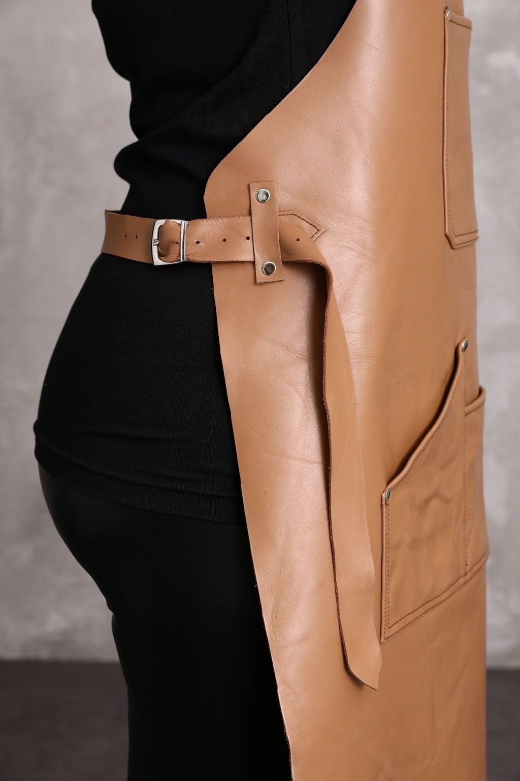 Dana Derisi Önlük Taba Renk