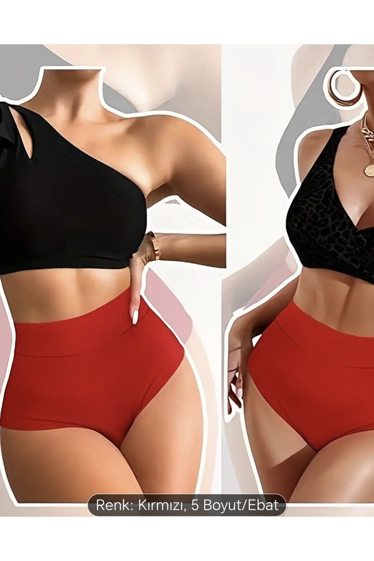 Arkası Büzgülü Beli Lastikli Külot Şort