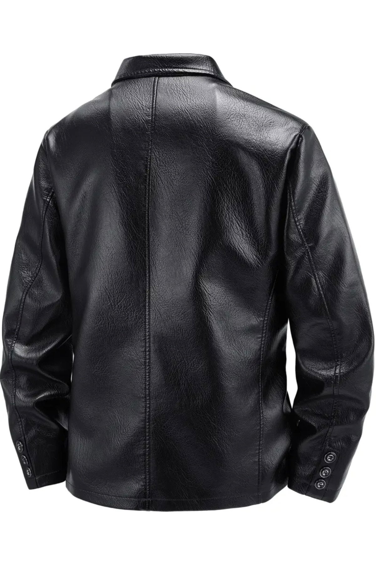 Hakiki Deri Sonbahar-Kış Mevsimi Blazer Torba Cepli Ceket