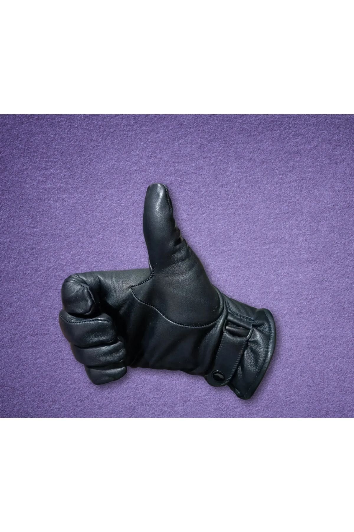 Hakiki deri zik eldiven