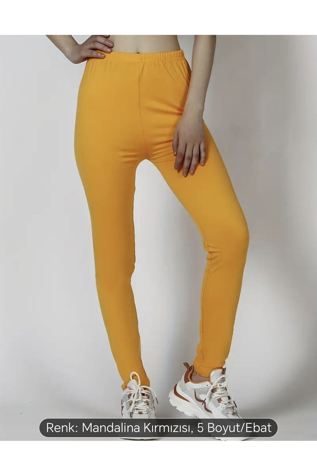 Belden Lastikli Yüksek Bel Tayt ve Kapri Tayt Esnek İnce