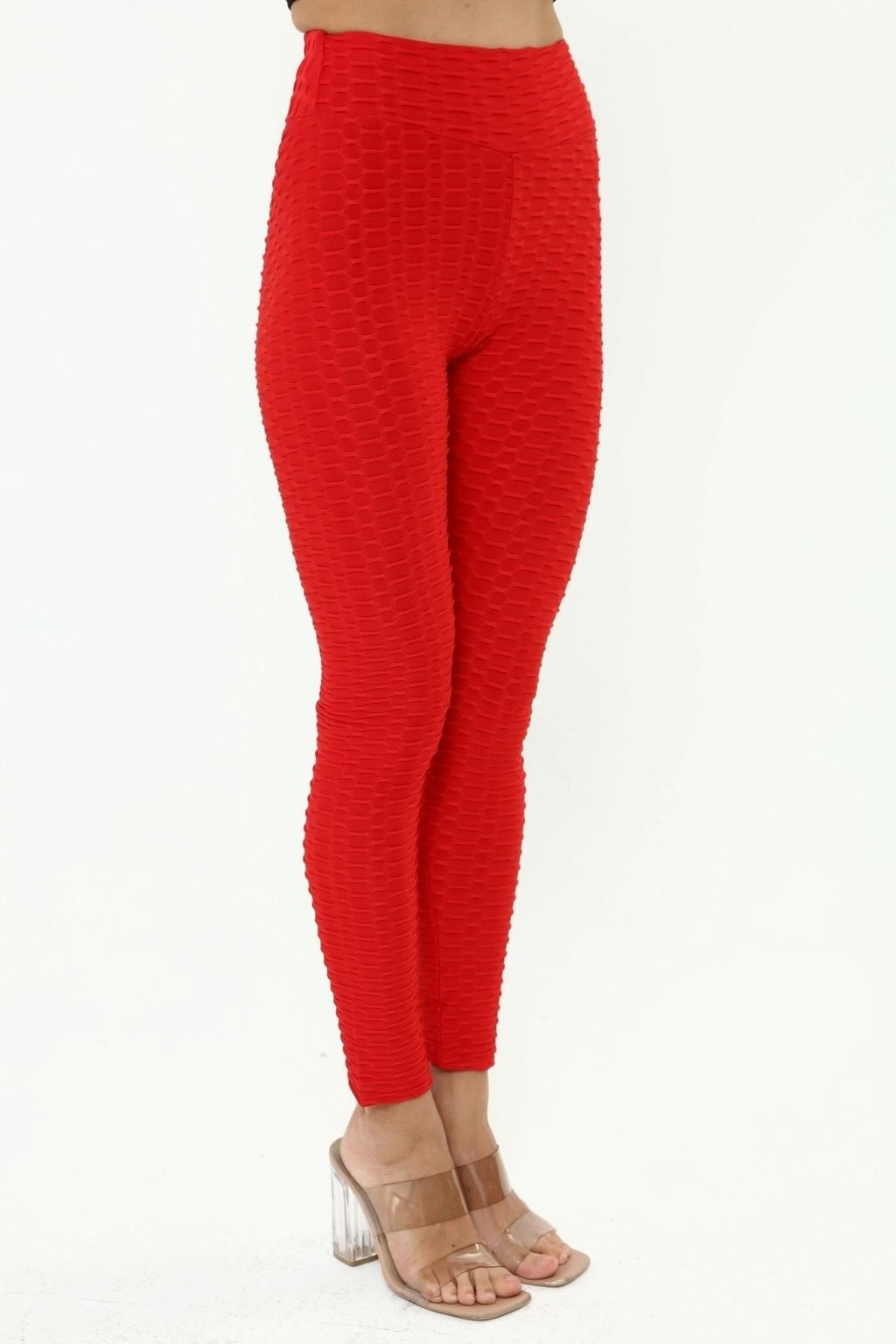 Brazil Tayt Arkası Büzgülü Kırmızı