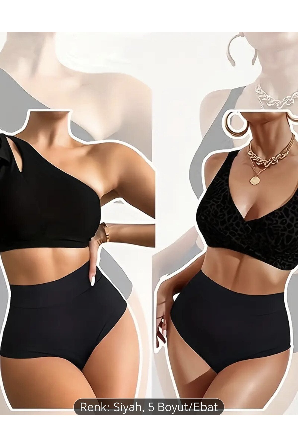 Arkası Büzgülü Beli Lastikli Külot Şort