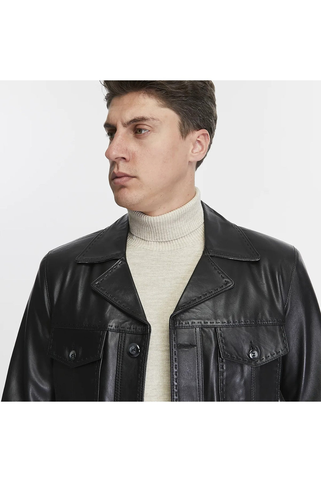 Hakiki Deri Ceket Siyah Renk