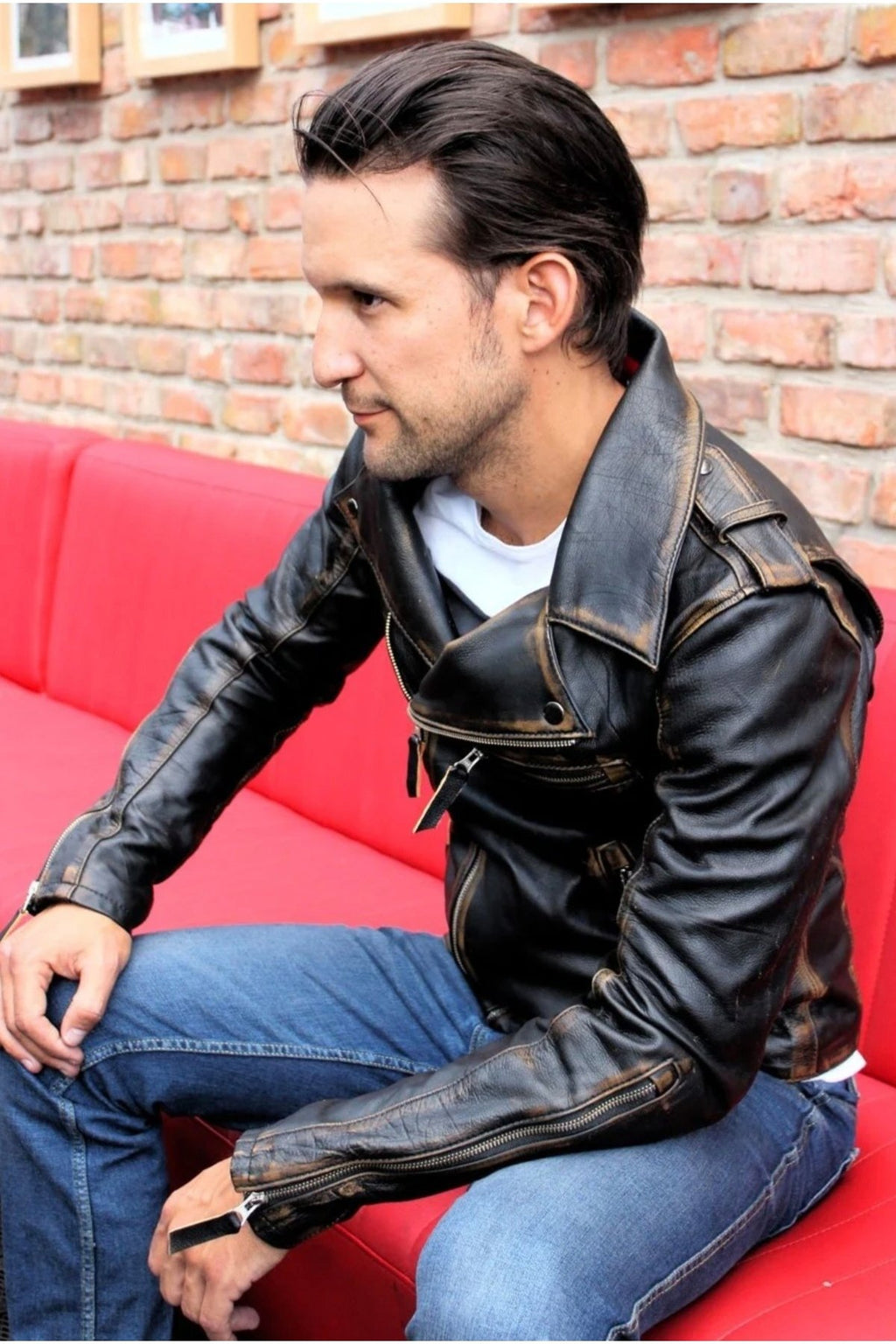 Prof Model Biker Motorcu Eskitme Spor Mont Uzun Kolllu