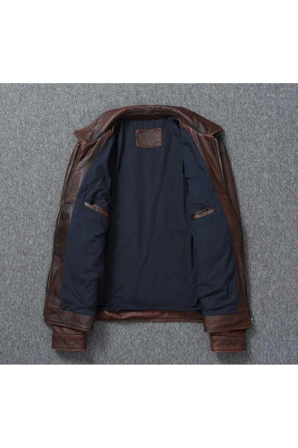 Eskitme Silme Hakiki Koyun Derisi Ceket Tarzı Mont