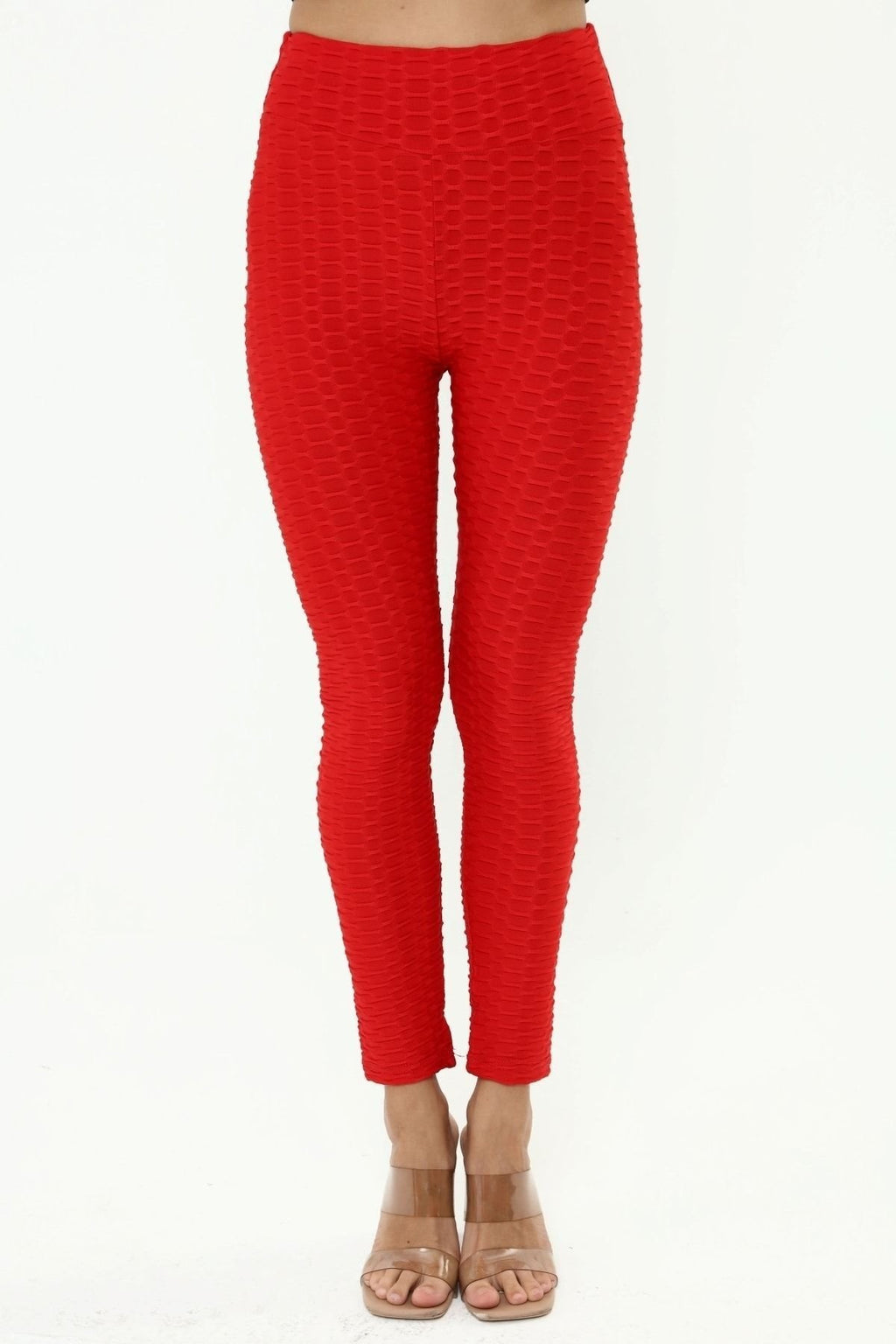 Brazil Tayt Arkası Büzgülü Kırmızı