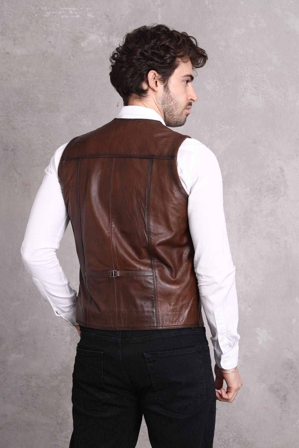 Toptan Kahve Renk Yelek