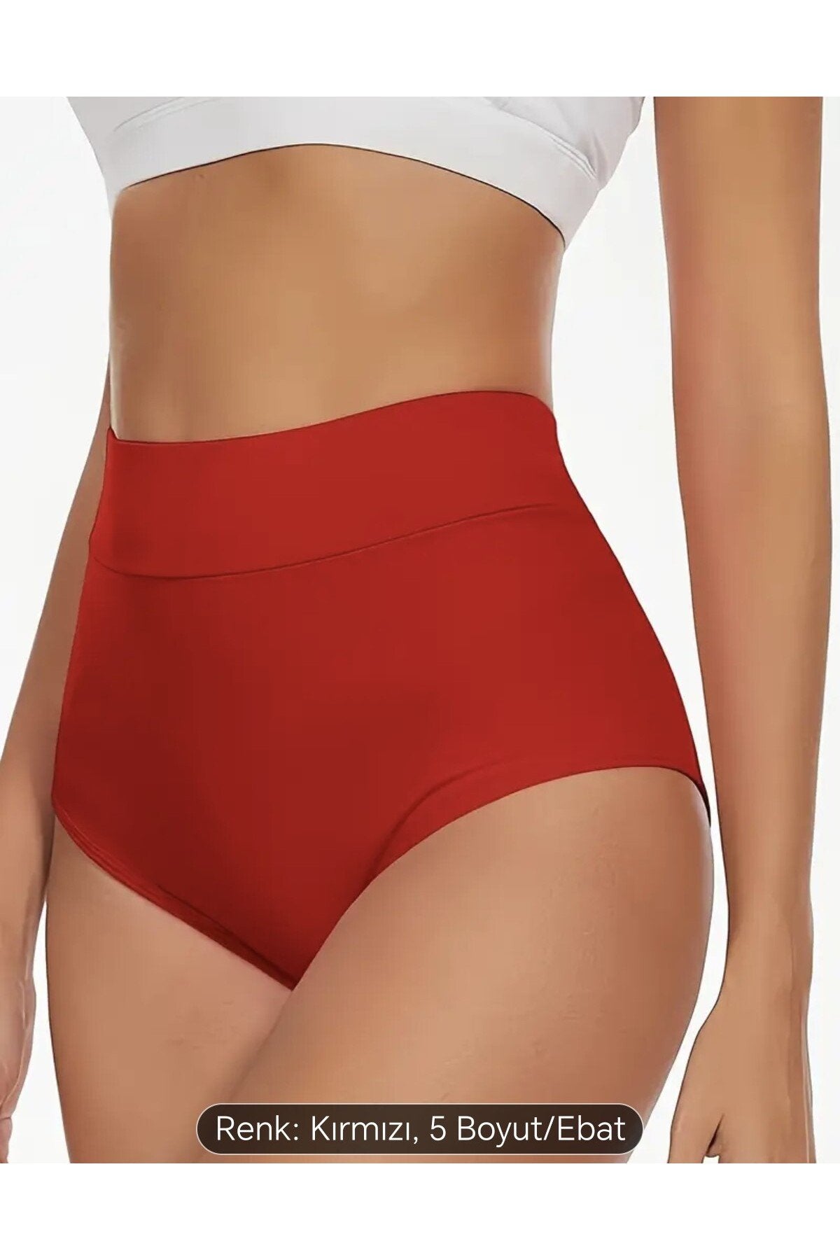 Arkası Büzgülü Beli Lastikli Külot Şort