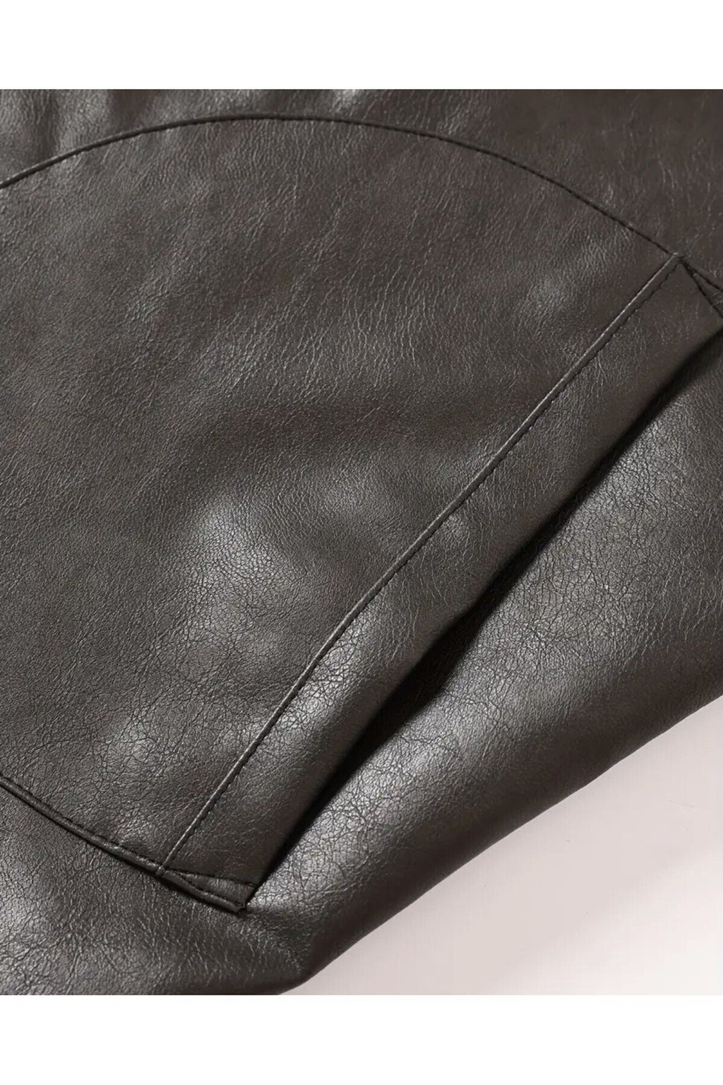 Zik Çıt Çıt Kapamalı Hakiki Deri Yelek