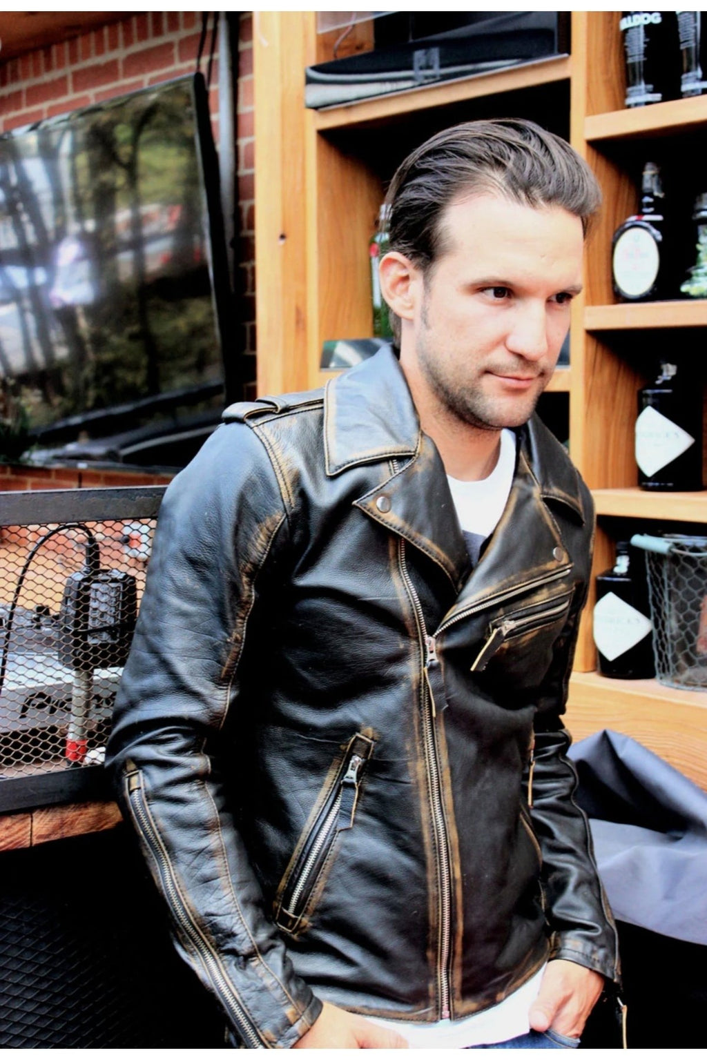 Prof Model Biker Motorcu Eskitme Spor Mont Uzun Kolllu