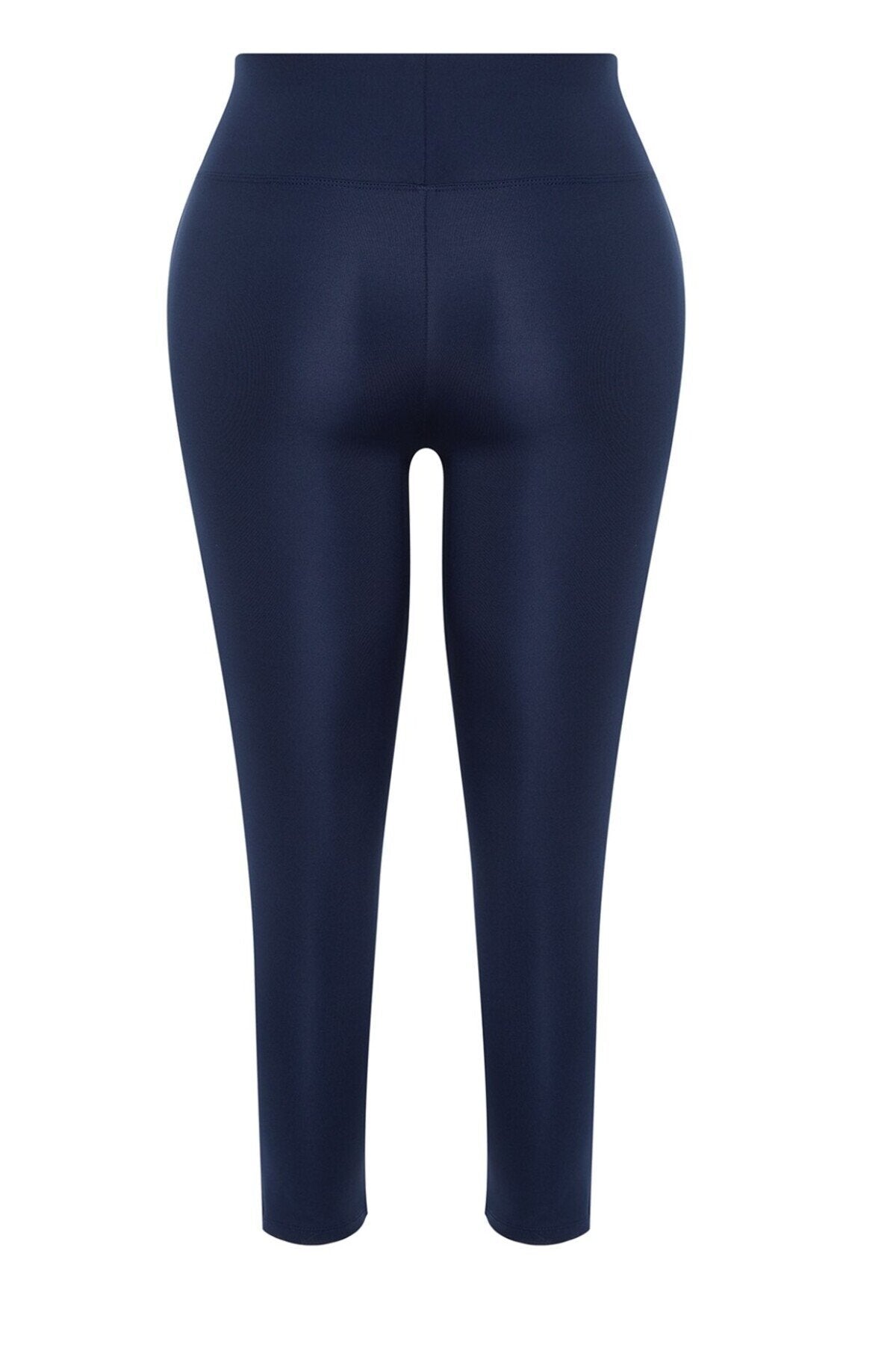 İnce Tayt Toparlayıcı Yüksel Bel Lacivert Renk