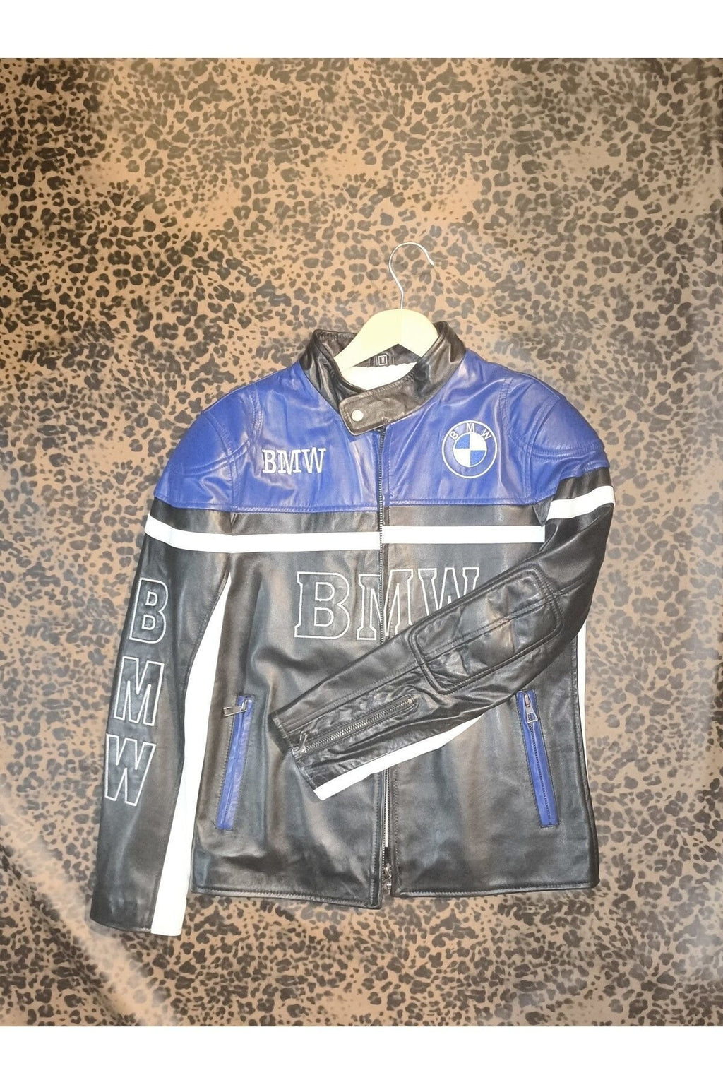 Hakiki deri Erkek regular-fit spor ceket