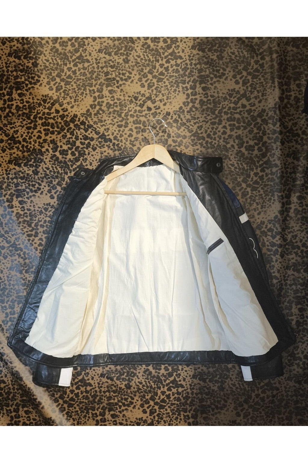 Hakiki deri Erkek regular-fit spor ceket