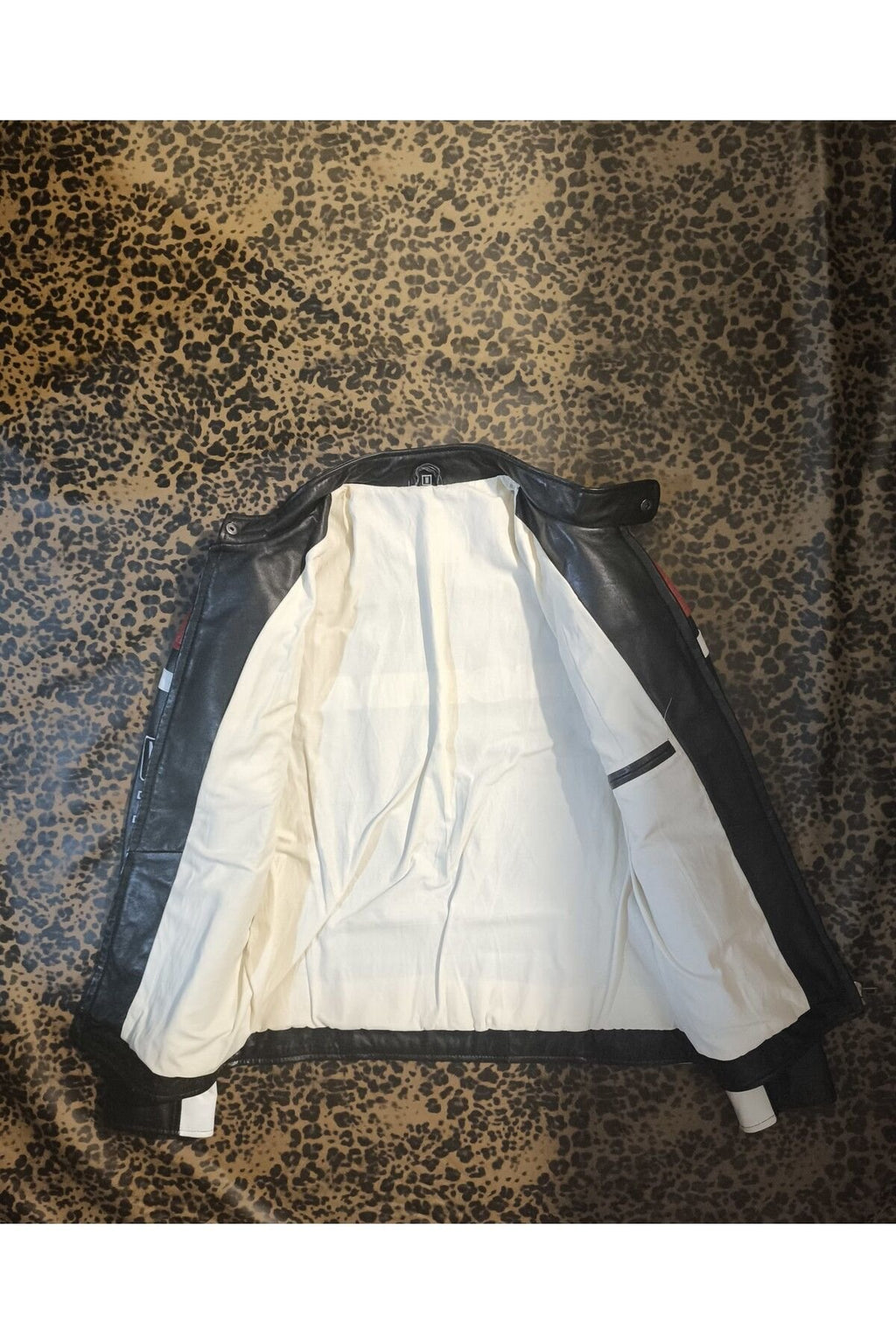 Hakiki deri Erkek spor ceket regular-fit