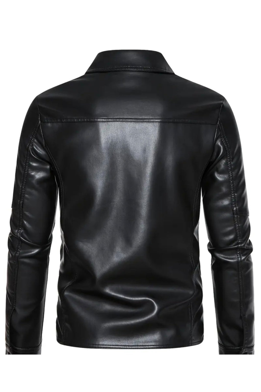 Kapaklı Torba Cepli , Gömlek Yaka Hakiki Kuzu Derisi Ceket