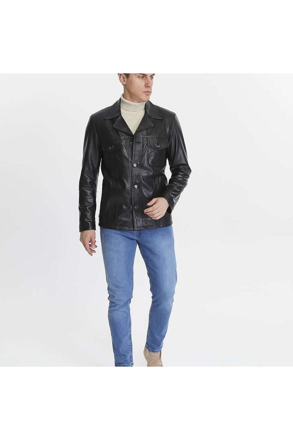Hakiki Deri Ceket Siyah Renk