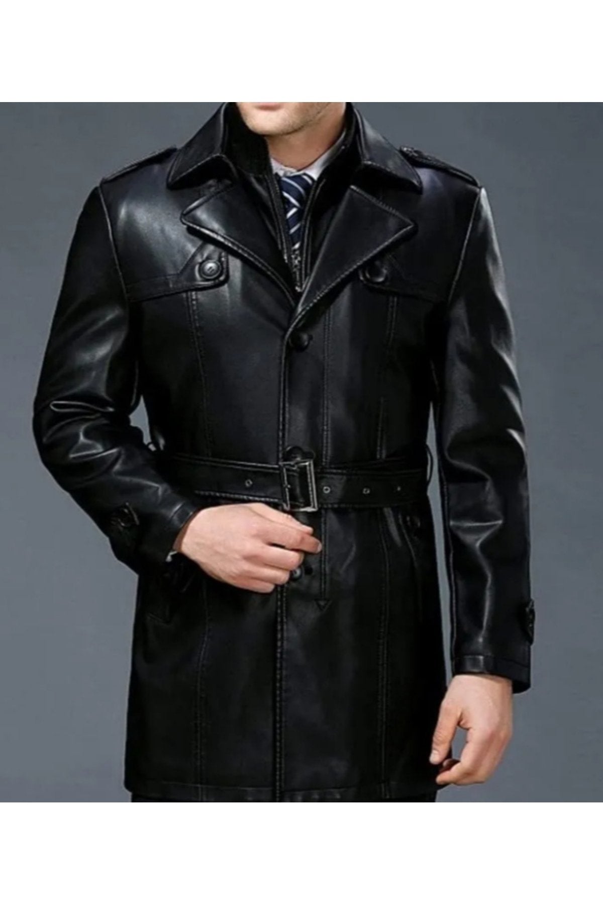 Pardesü kuzu derisi içi kürksüz astarlı  tam boy