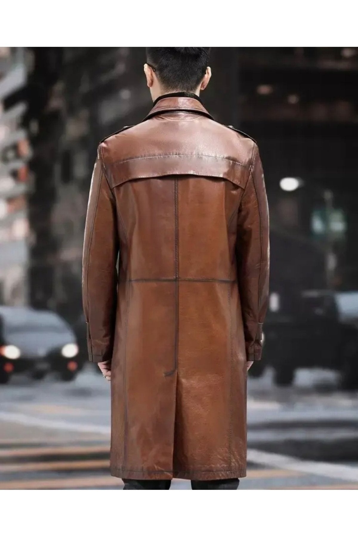 Pardesü Hakiki Koyun Derisi Uzun Yırtmaçlı Erkek