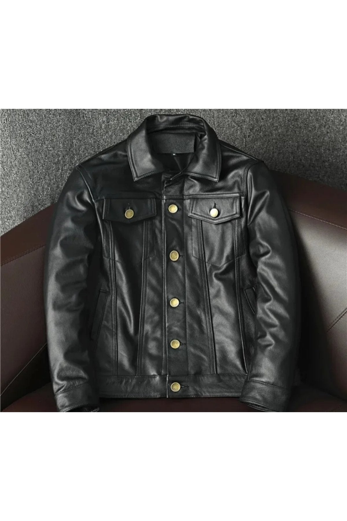 Hakiki deri spor ceket