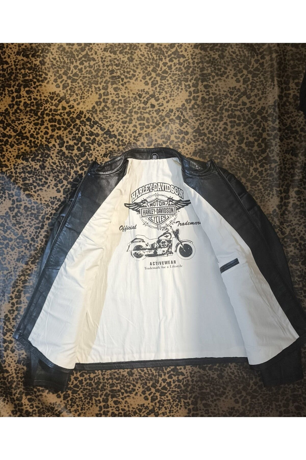 Hakiki deri Erkek ceket regular-fit  motorcu tarzı