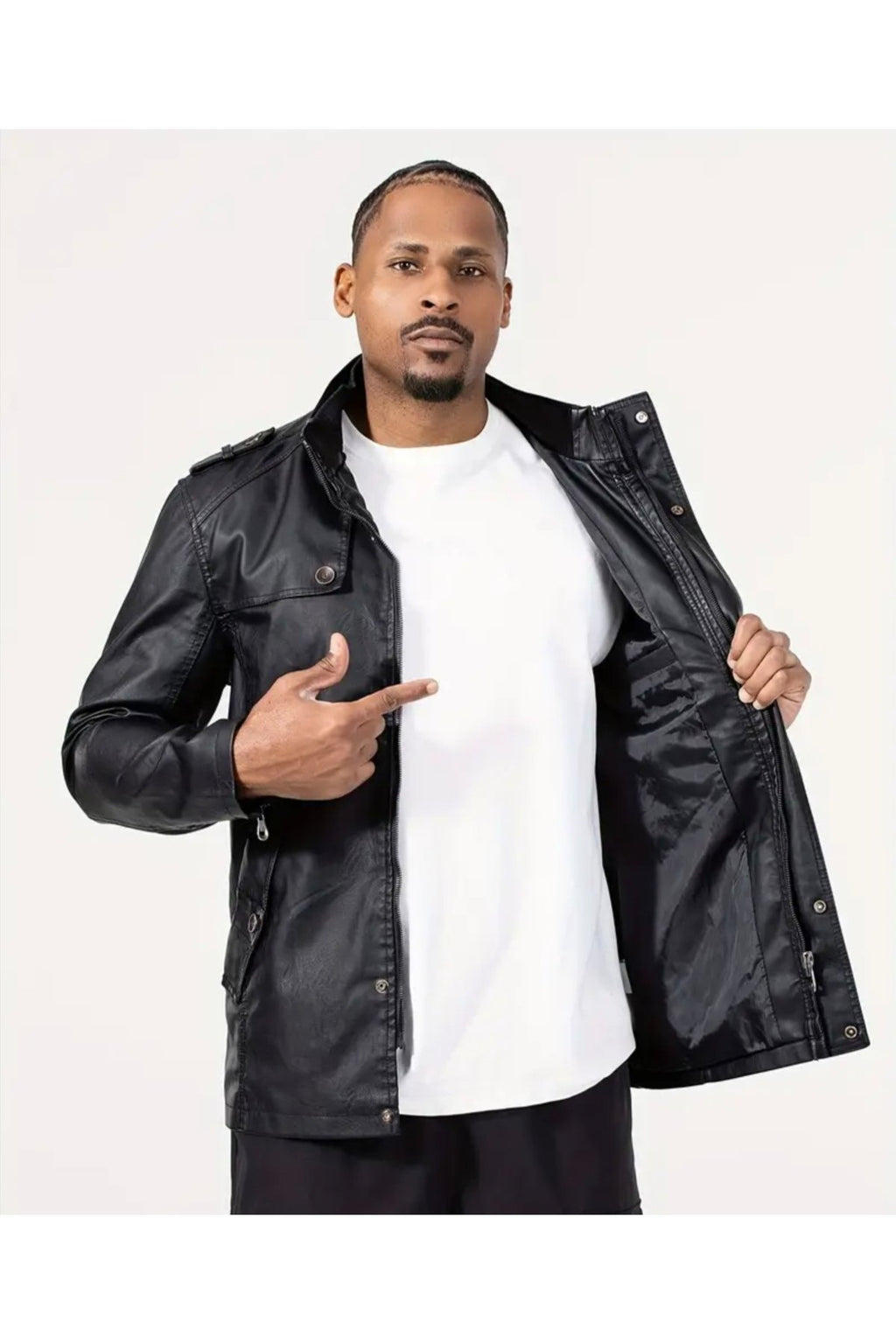 Hakiki Kuzu Derisi Orta Kalın Uzun Mont