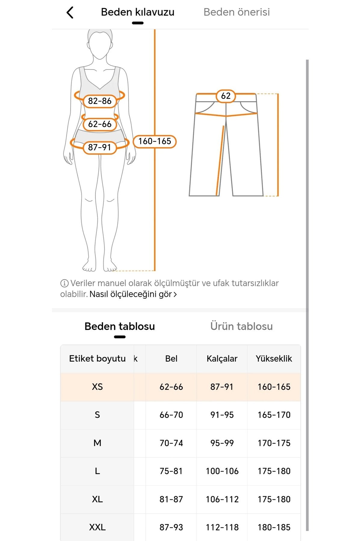 Kloş suni deri etek orta boy