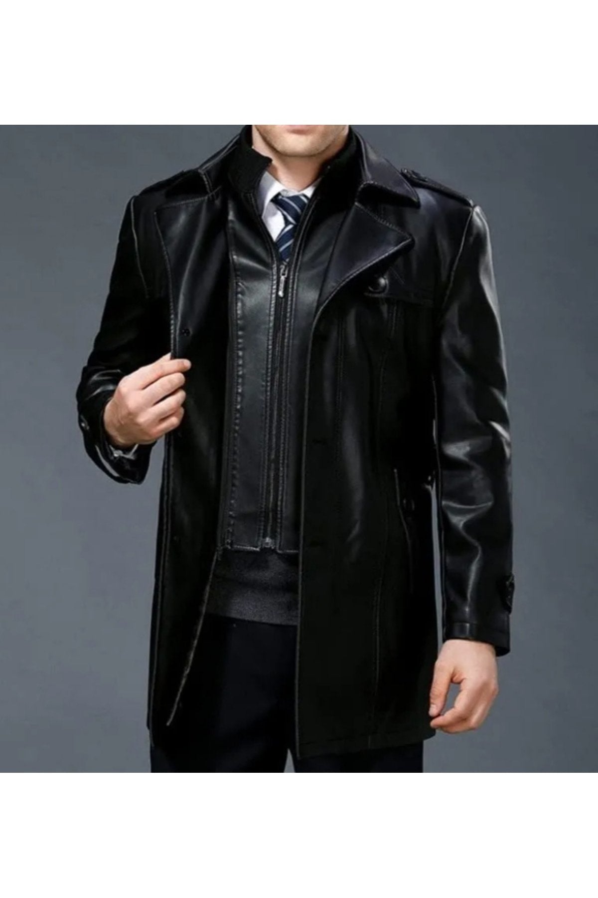 Pardesü kuzu derisi içi kürksüz astarlı  tam boy