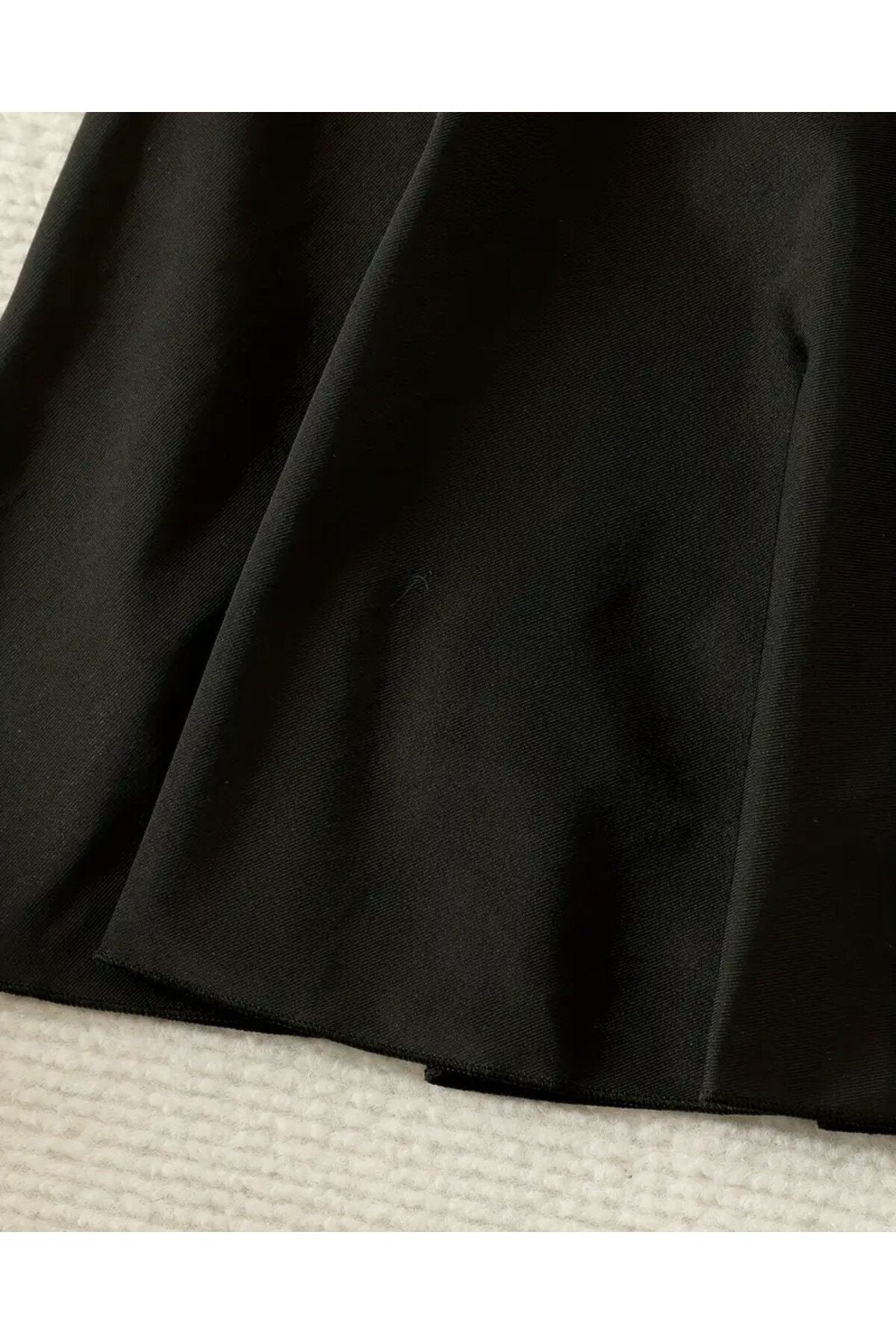 Deri etekli esnek kumaş iç şortlu alt giyim