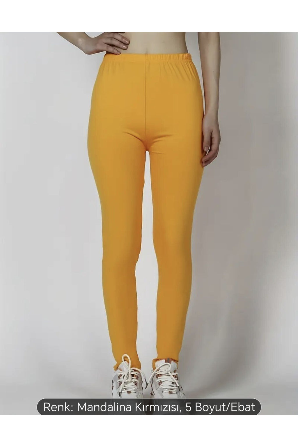 Belden Lastikli Yüksek Bel Tayt ve Kapri Tayt Esnek İnce