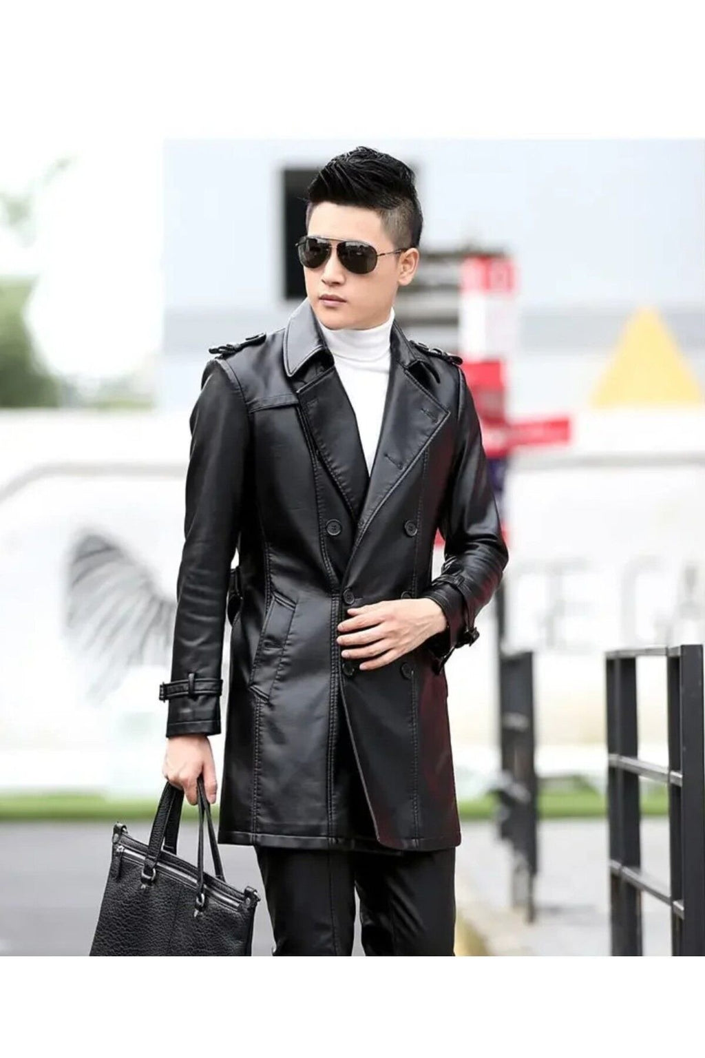 Hakiki Deri Uzun Mont Kaban Dar Kesim