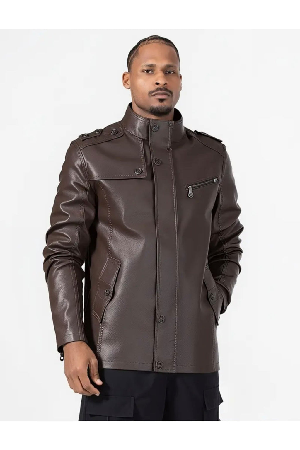 Hakiki Kuzu Derisi Orta Kalın Uzun Mont