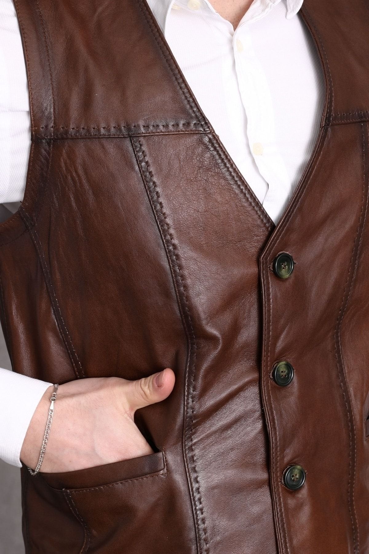 Toptan Kahve Renk Yelek