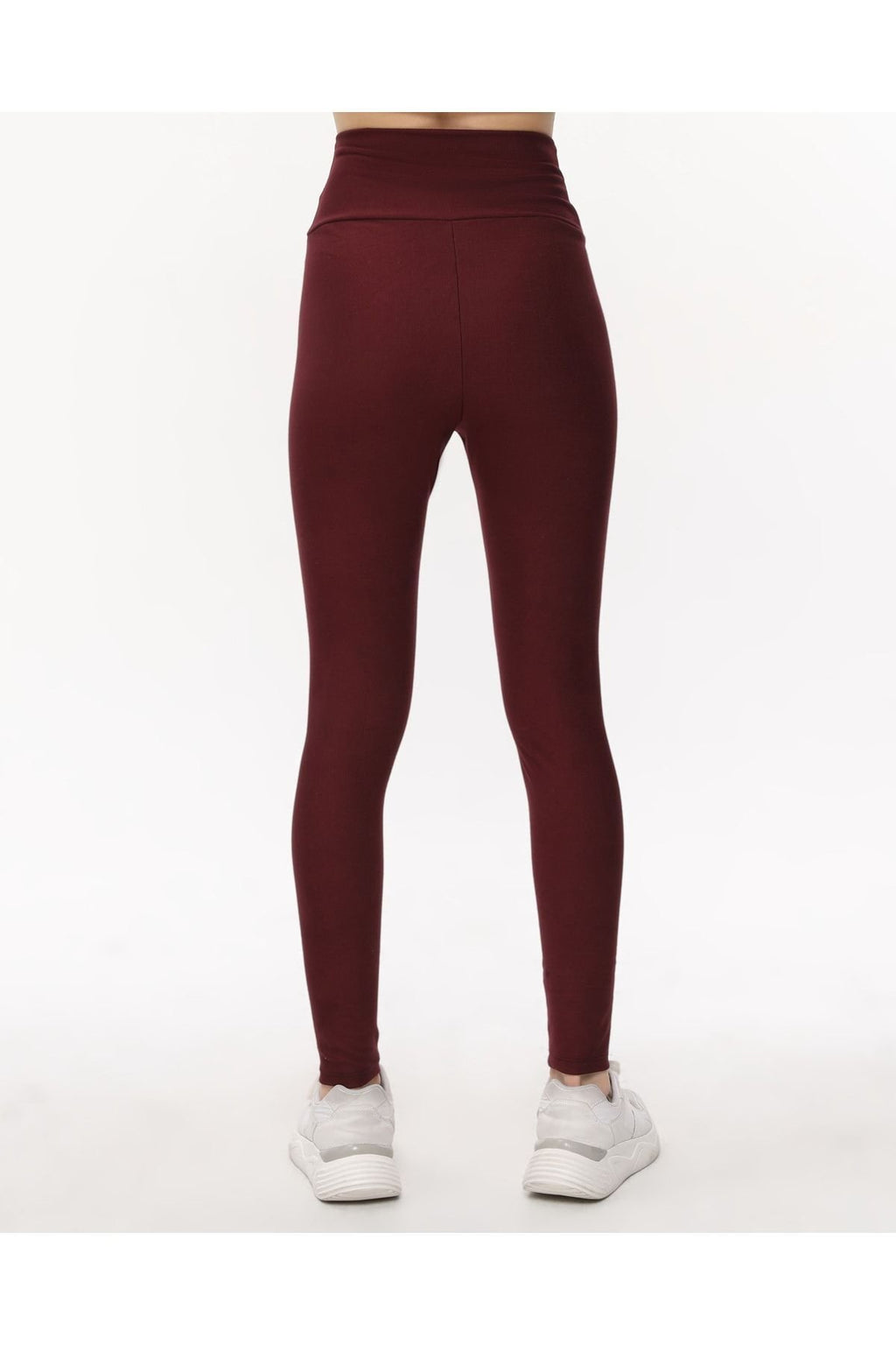 Interlok Streç Tayt Yüksel Bel