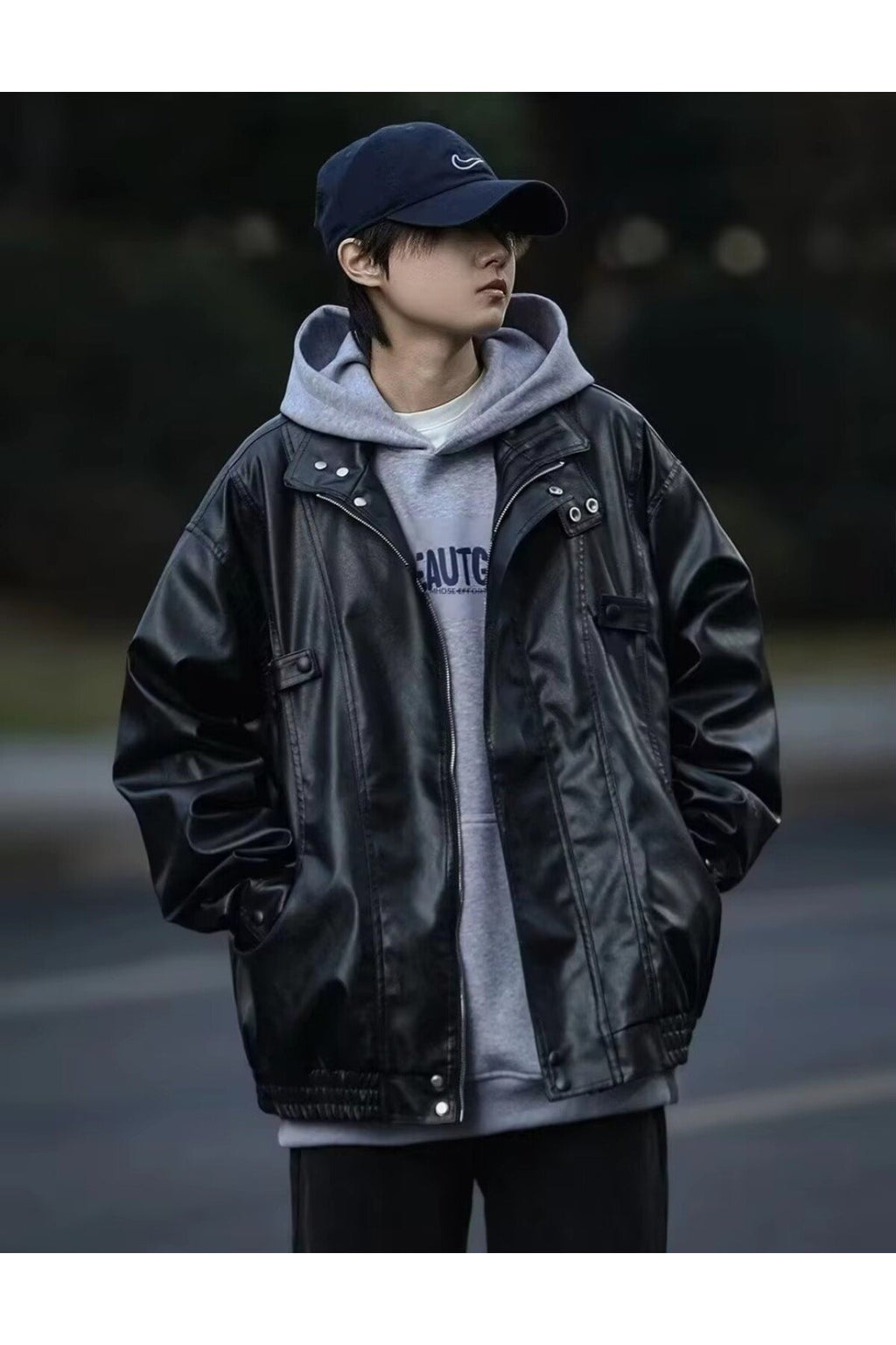 Hakiki Koyun Deri Ultra Ovarsize Unisex Hip Hop Ceket Tarzı Mont