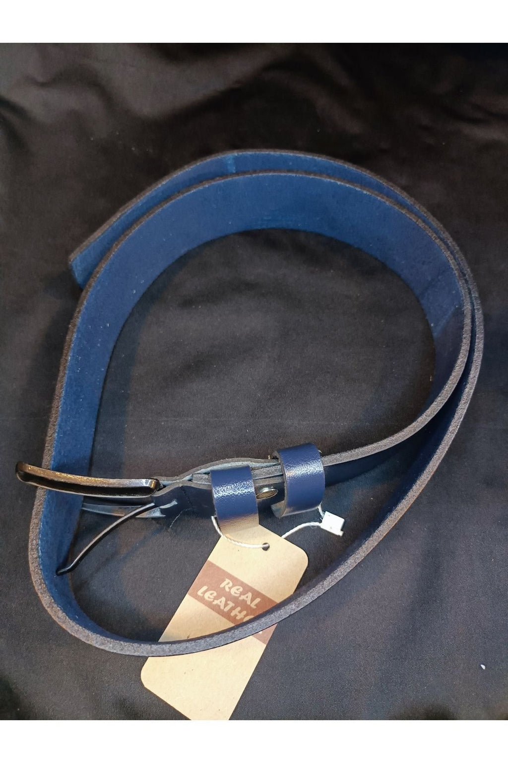 Kemer manda derisi Lacivert renk