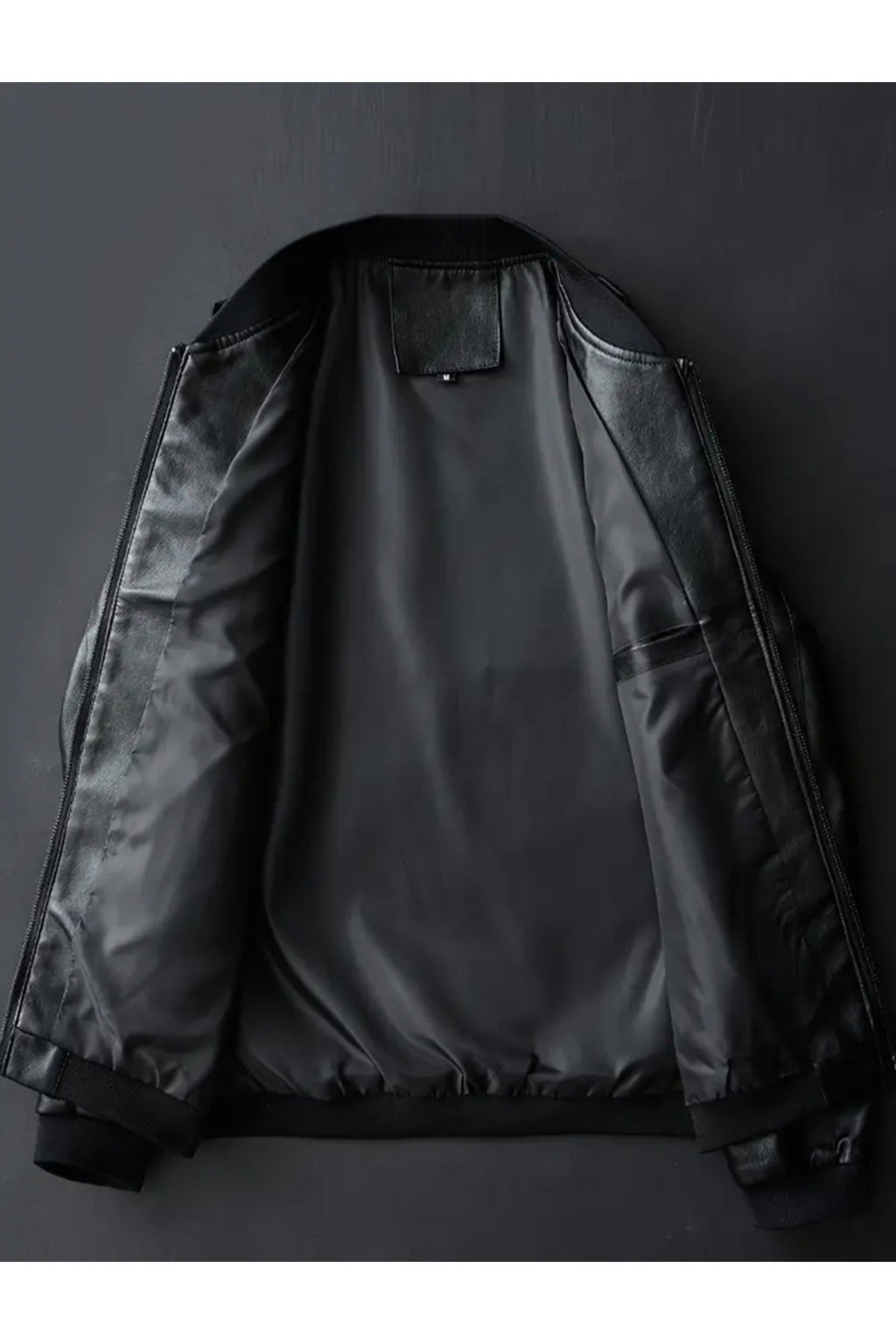 Hakiki Kuzu Derisi Trikolu Spor Ceket