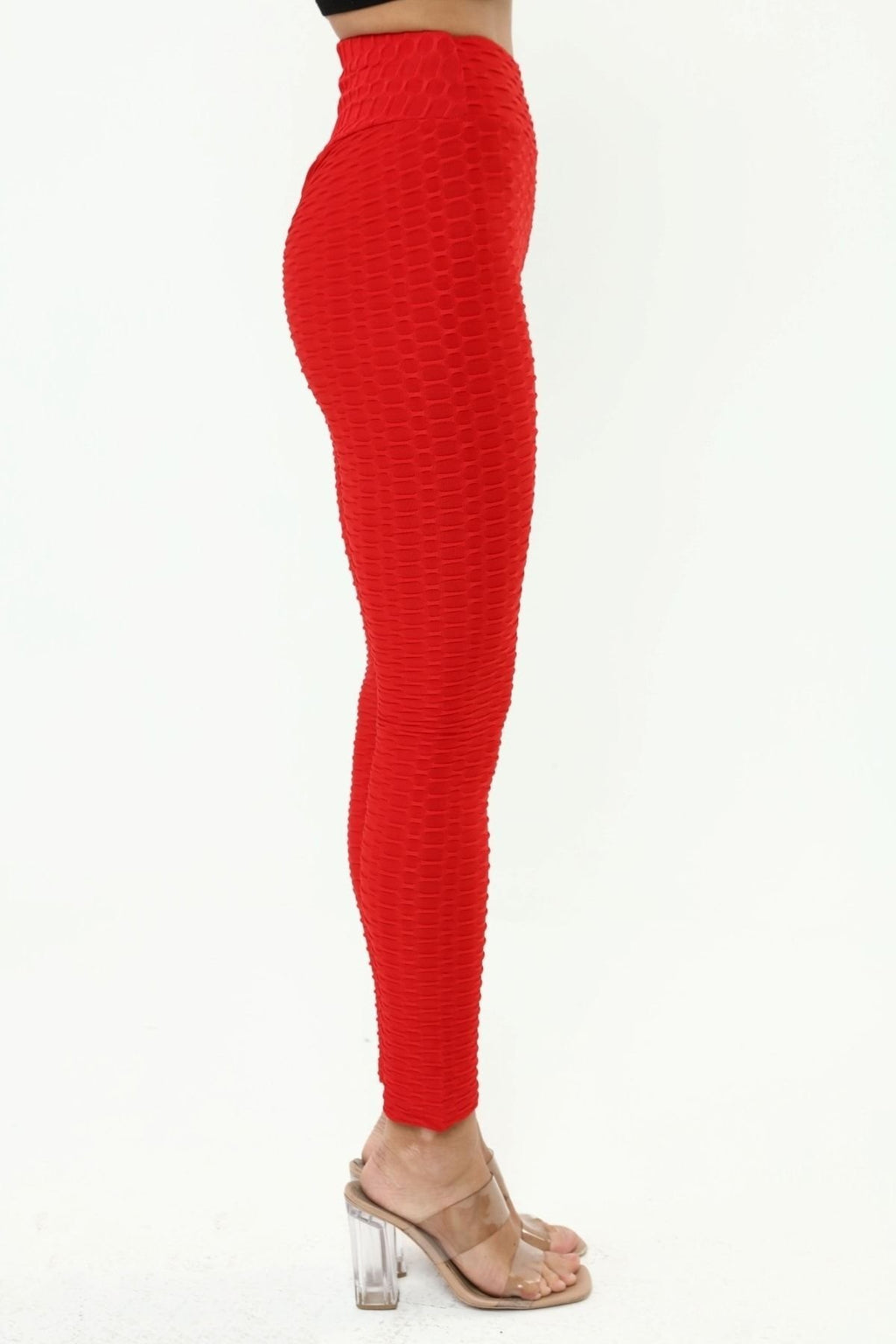 Brazil Tayt Arkası Büzgülü Kırmızı