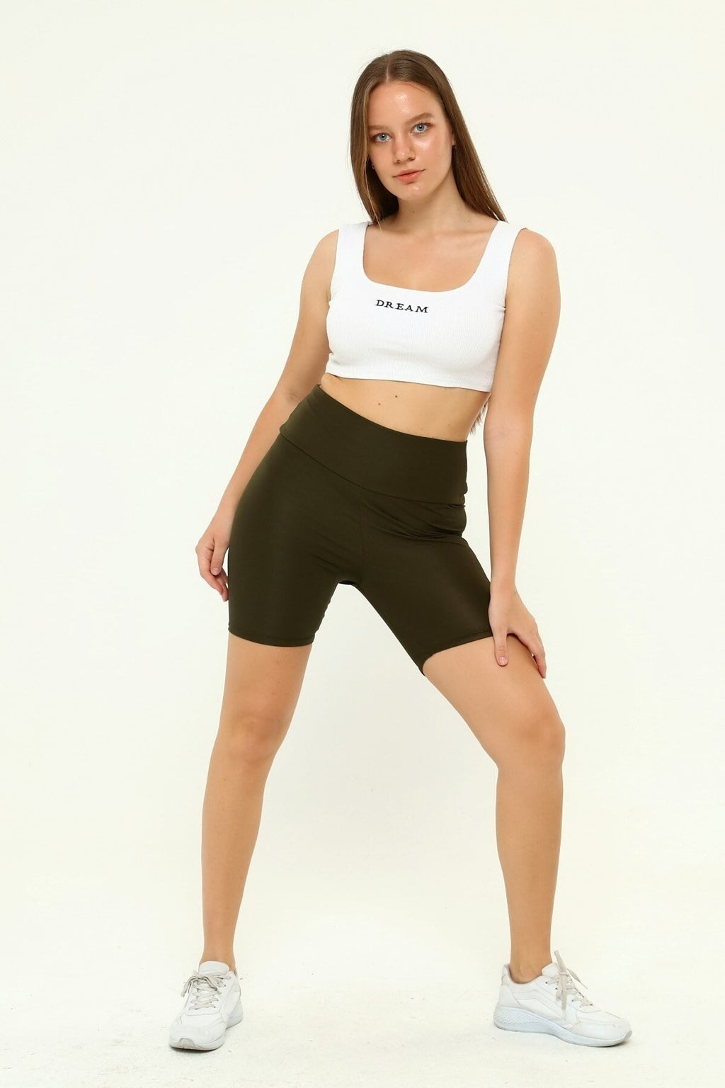 Şort Disko Haki Renk